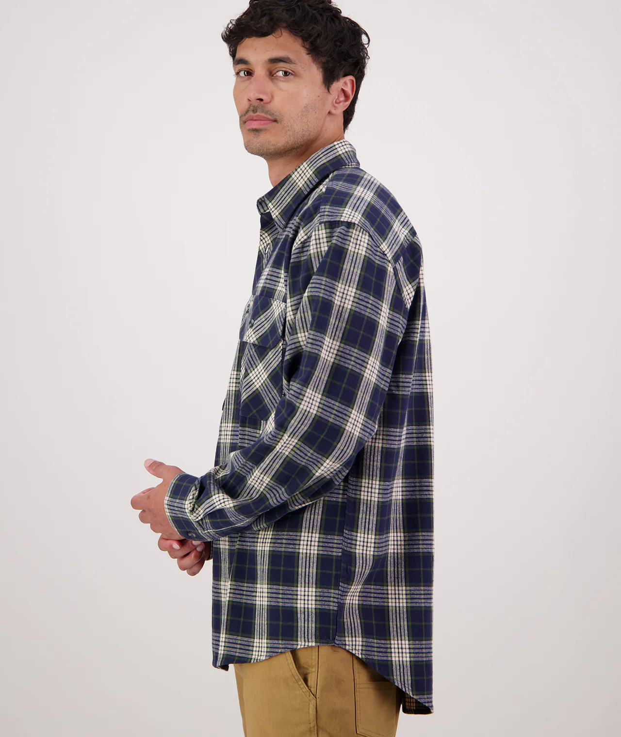 Men's Barn Yarn Dye Long Sleeve Shirt - Image 2