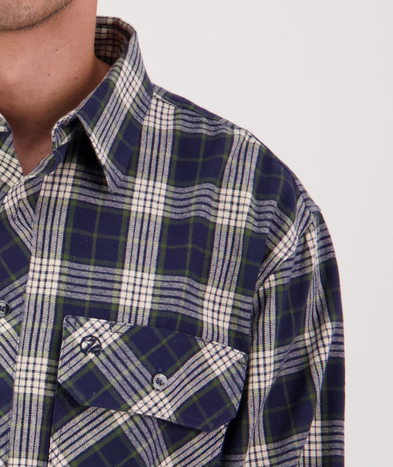 Men's Barn Yarn Dye Long Sleeve Shirt - Image 4