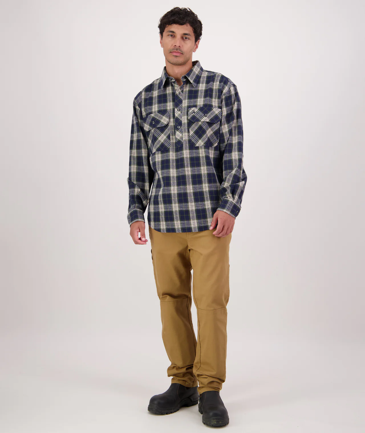 Men's Barn Yarn Dye Long Sleeve Shirt - Image 5
