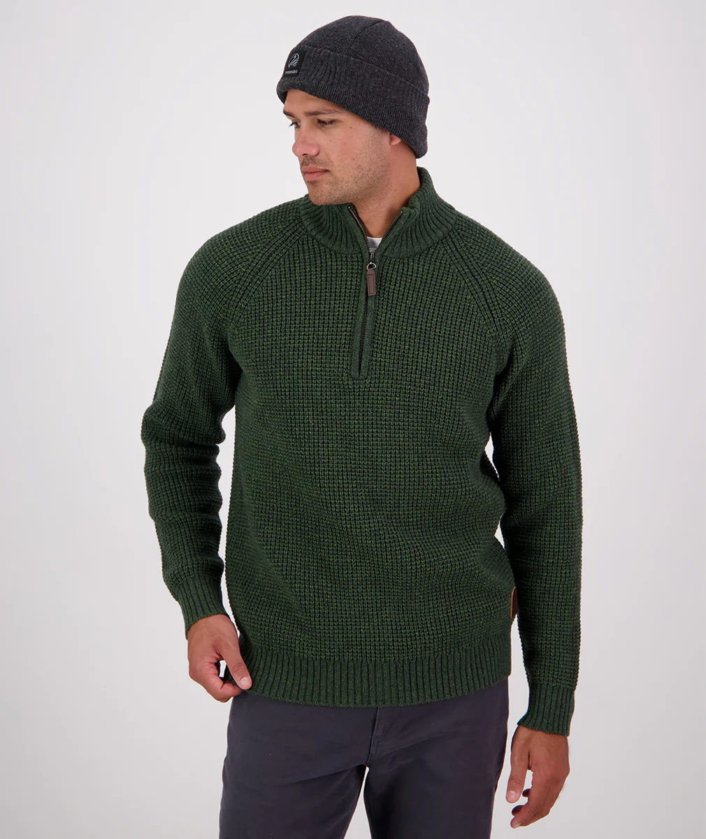 Men's Chalky Island Waffle Jumper - Image 2