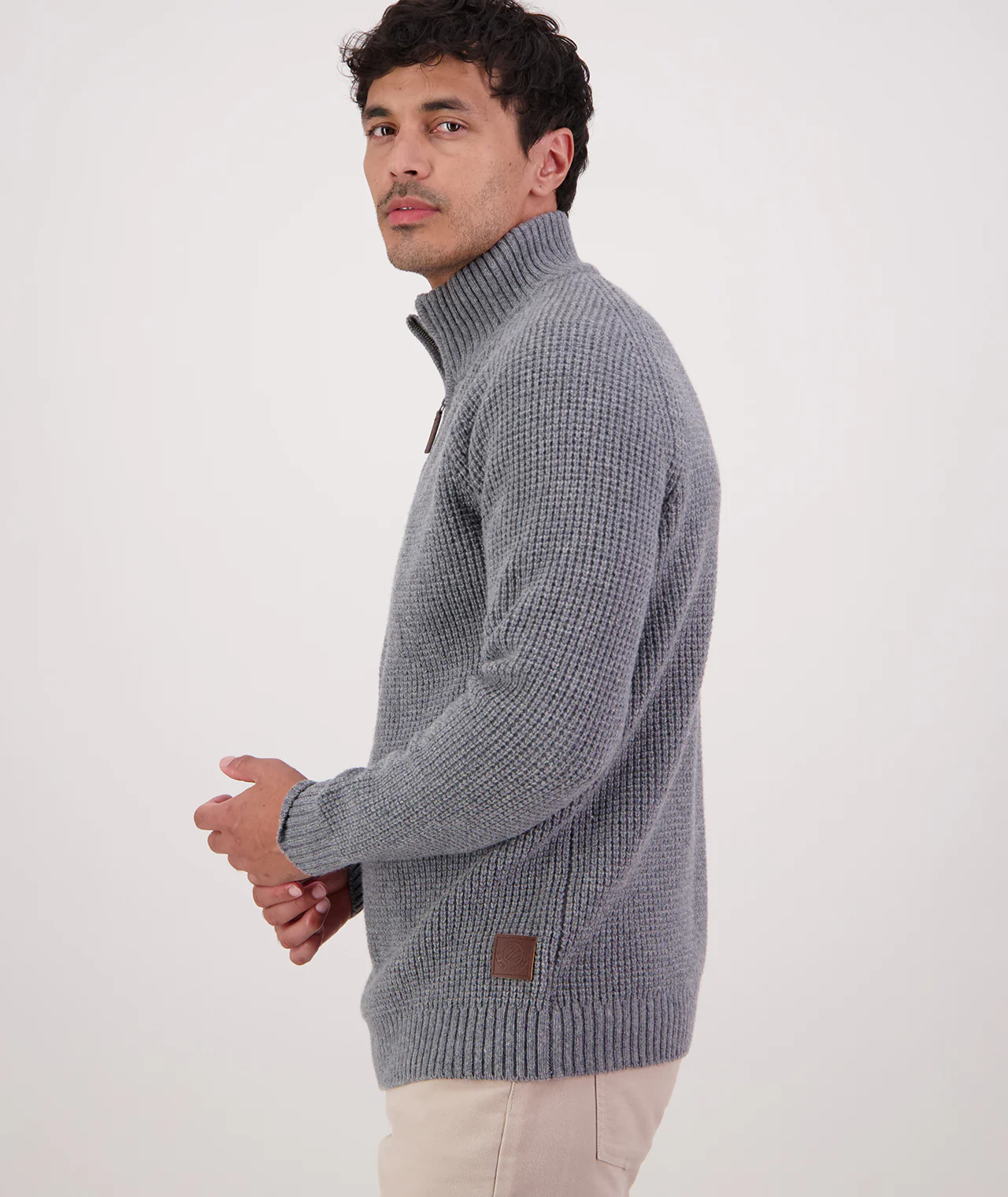 Men's Chalky Island Waffle Jumper - Image 2