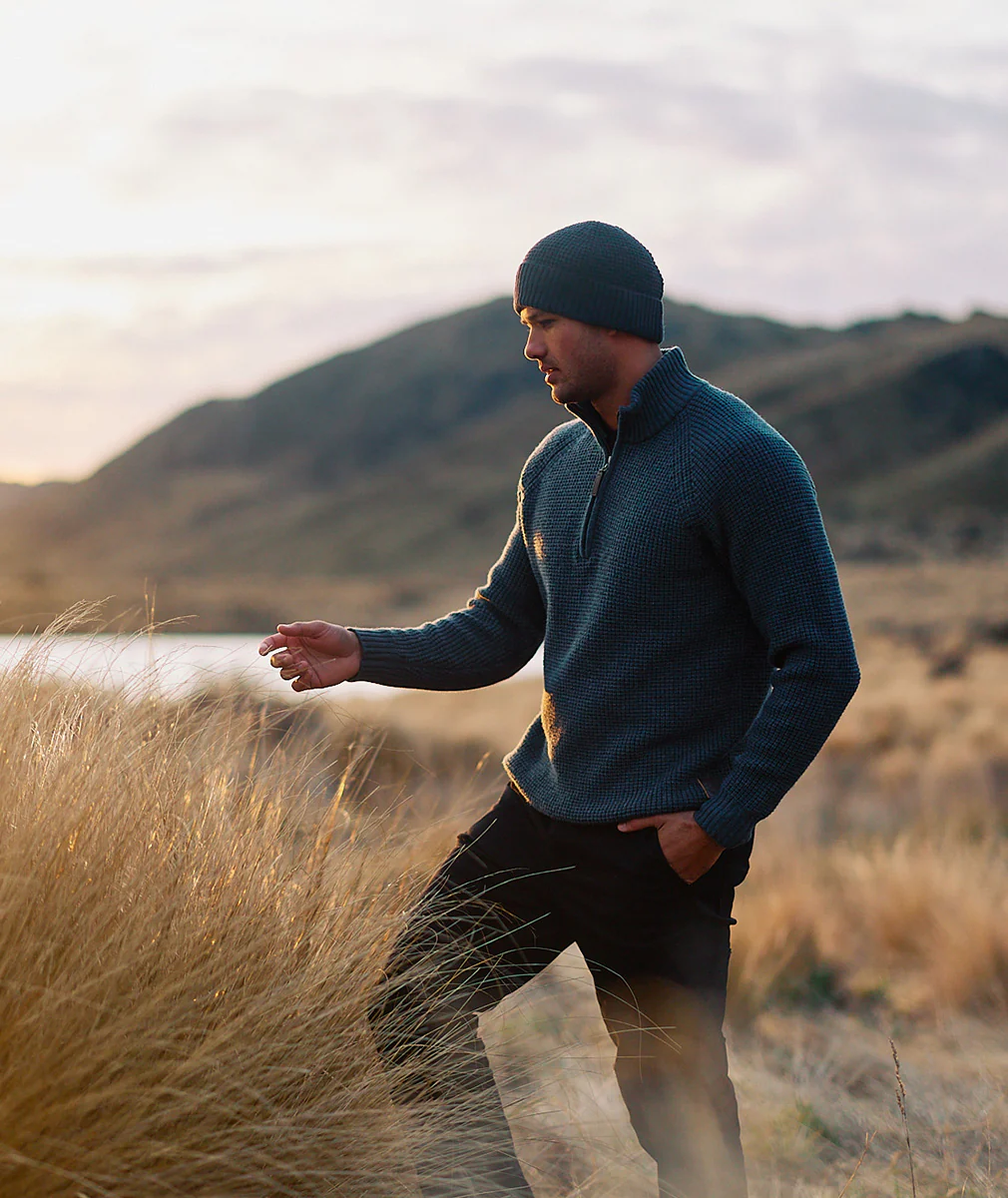 Men's Chalky Island Waffle Jumper - Image 10