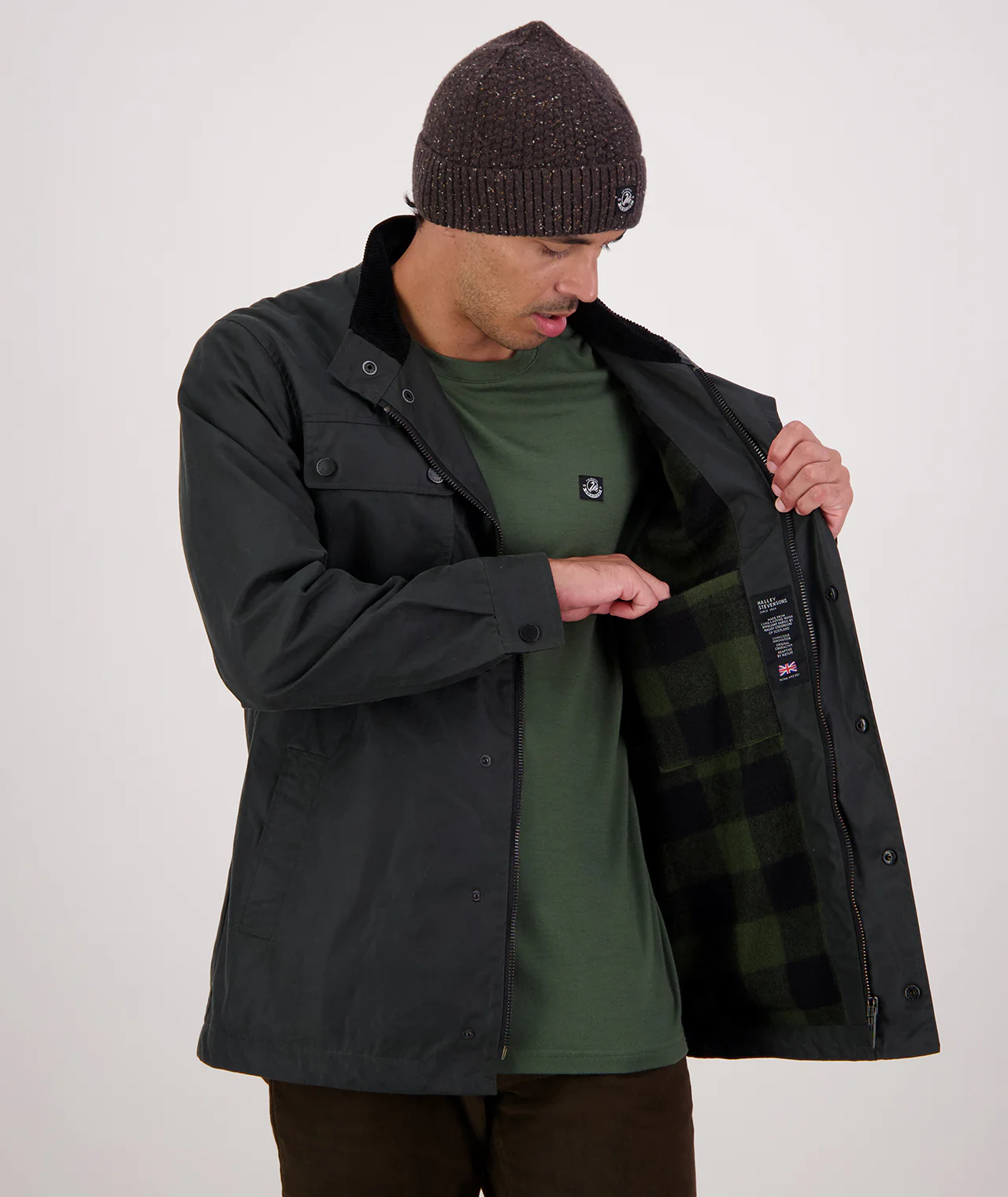 Men's Commuter Oilskin Jacket - Image 3
