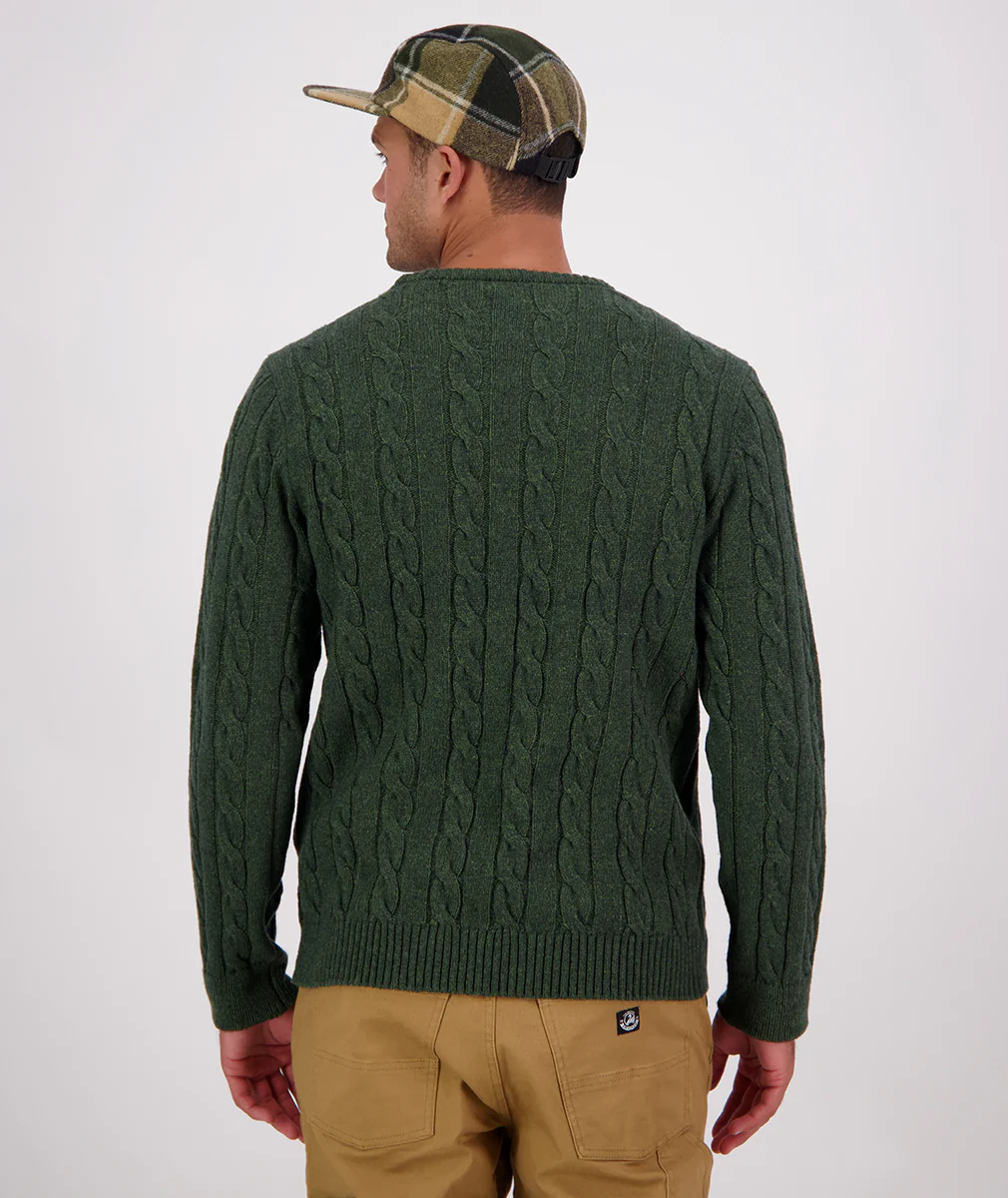 Men's Doncaster Cable Knit Crew - Image 4