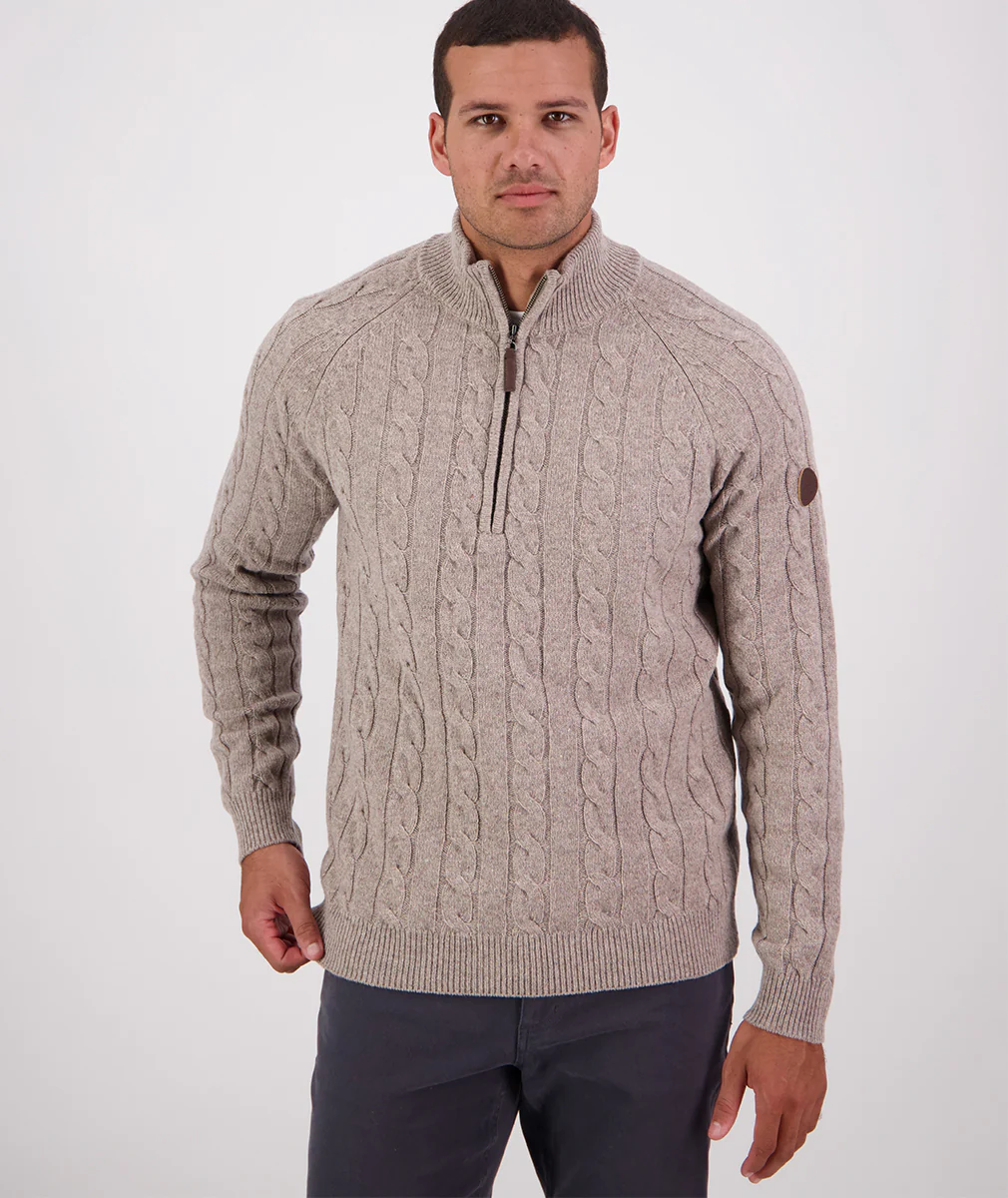 Men's Doncaster V2 Zip Cable Knit - Image 2