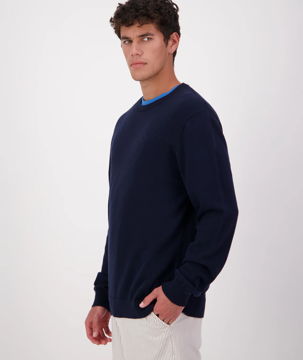 Men's Fundamentals Cotton Knit Crew - Image 2