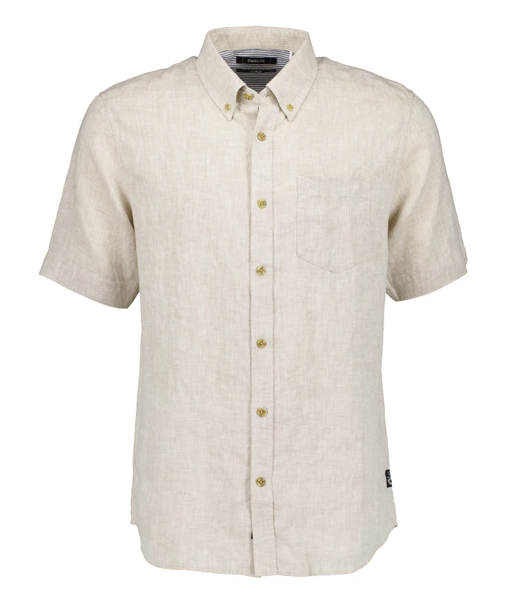 Men's Humber Linen Short Sleeve Shirt - Image 6