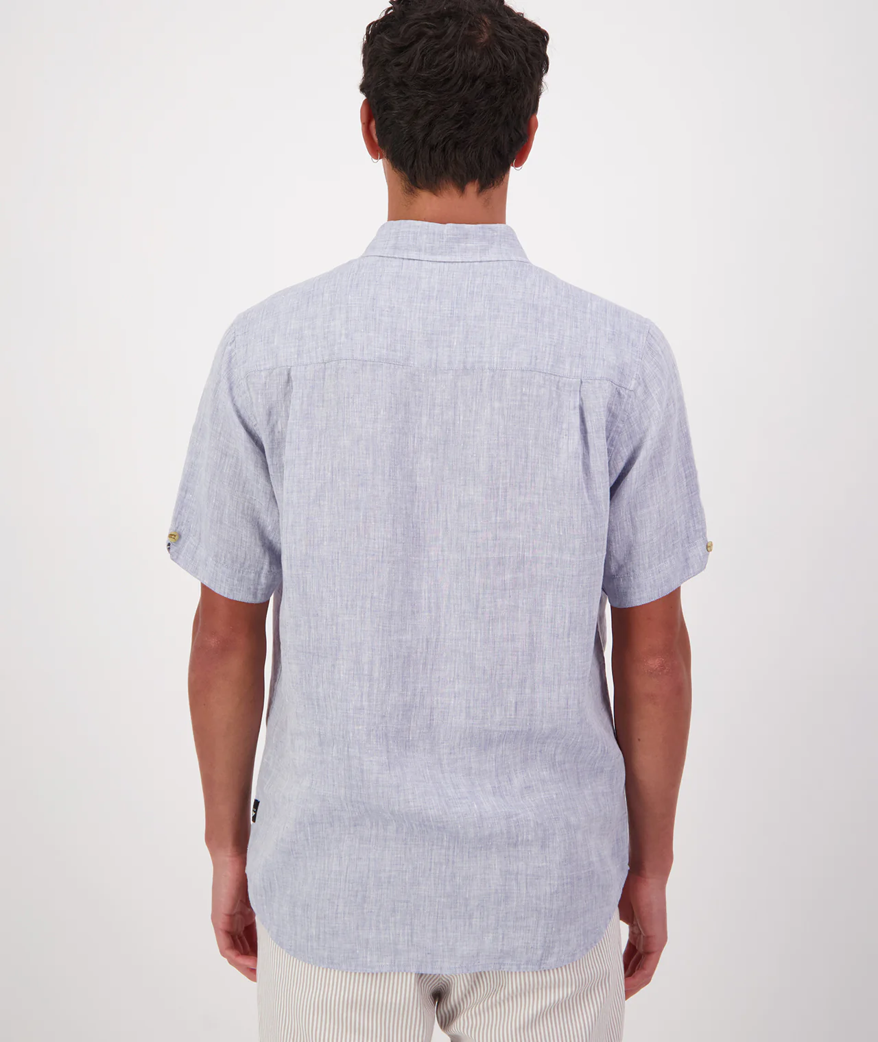 Men's Humber Linen Short Sleeve Shirt - Image 3