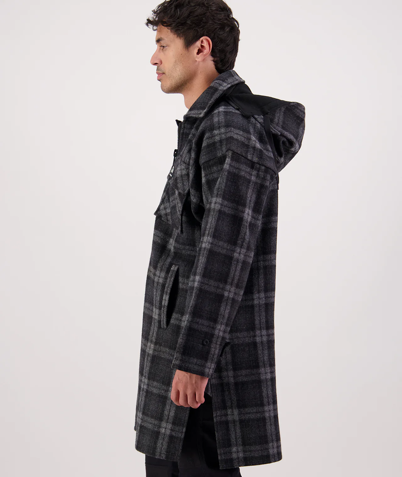 Men's Mosgiel Wool Bushshirt with Zip-up Front - Image 4