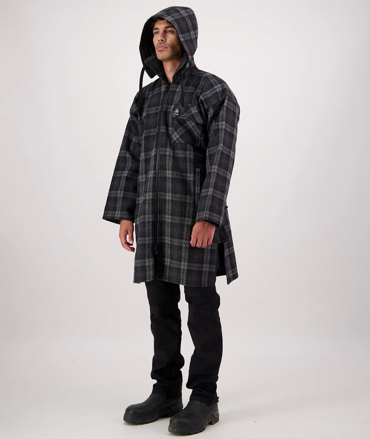 Men's Mosgiel Wool Bushshirt with Zip-up Front - Image 8