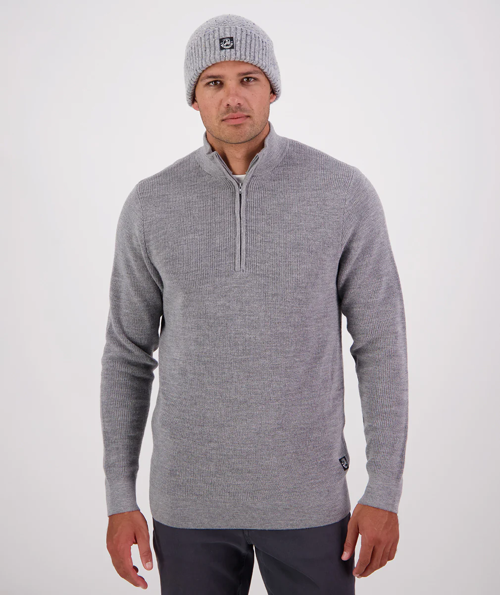 Men's Otahu River 1/4 Zip Merino Knit - Image 2