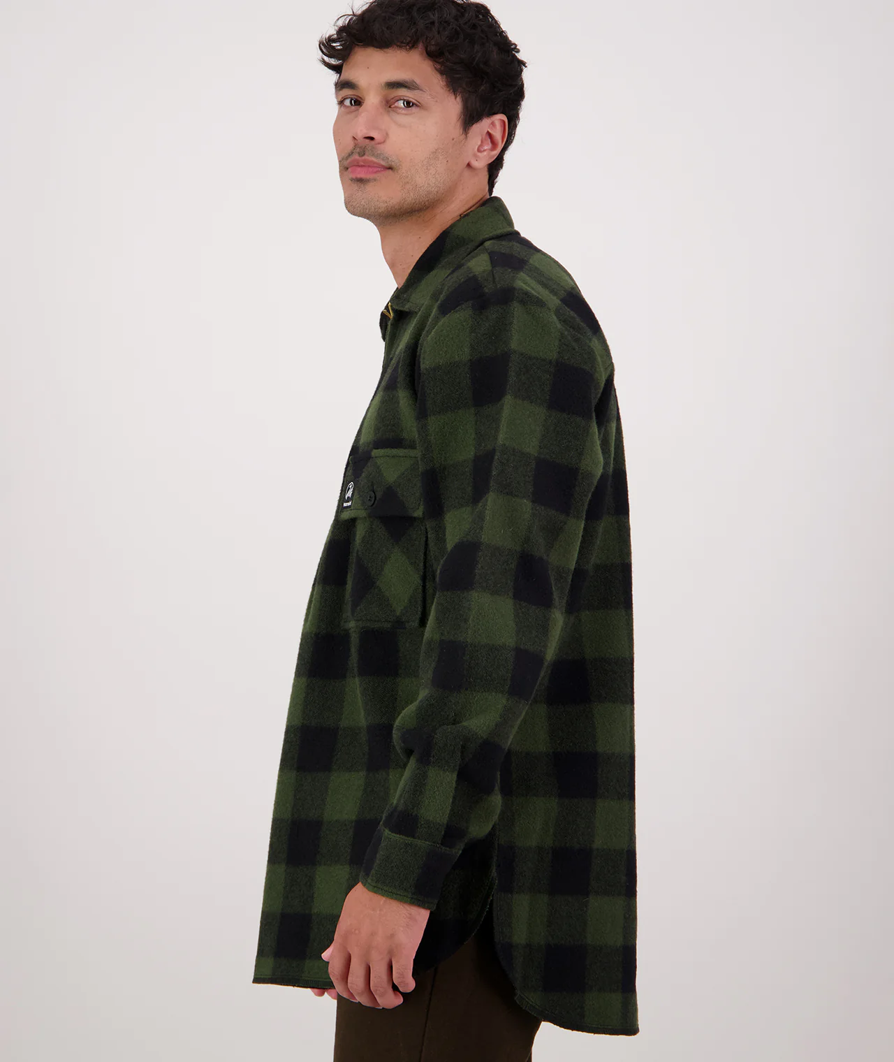 Men's Ranger Wool Zip Front Bushshirt - Image 3