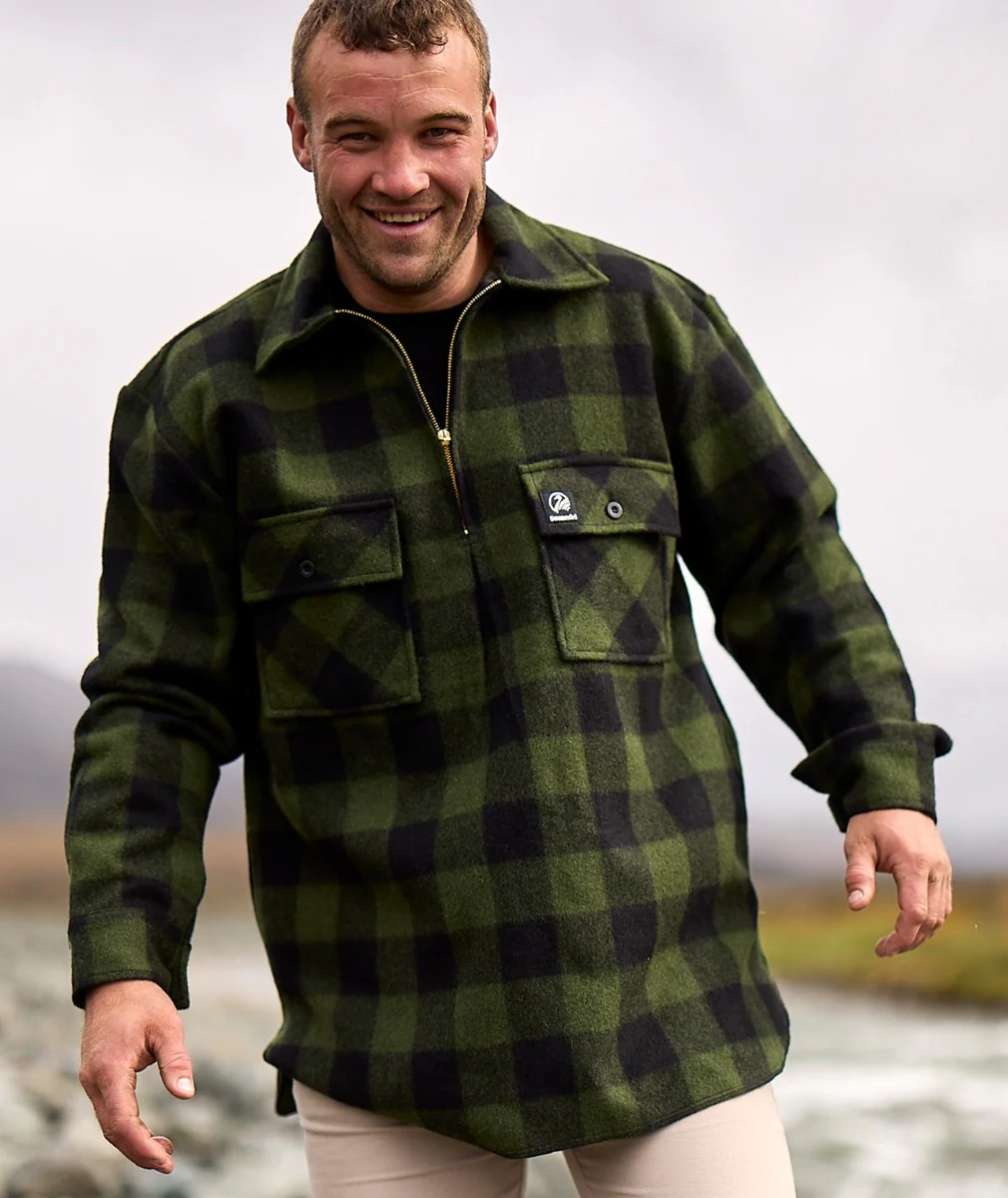 Men's Ranger Wool Zip Front Bushshirt - Image 7