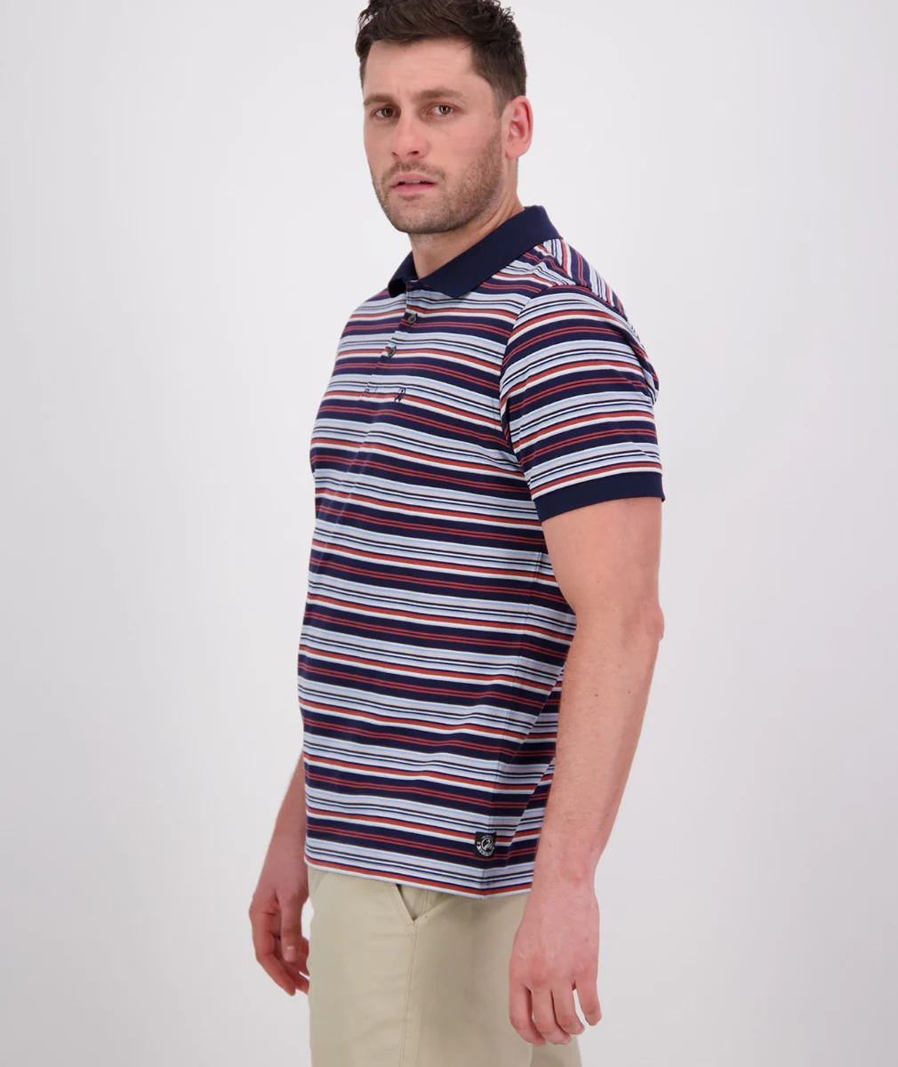 Men's Sandhurst Stripe Polo - Image 2
