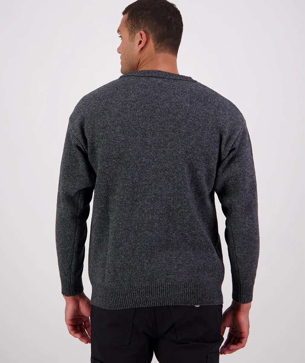 Men's Seafarer Wool Crew Neck Jersey - Image 4