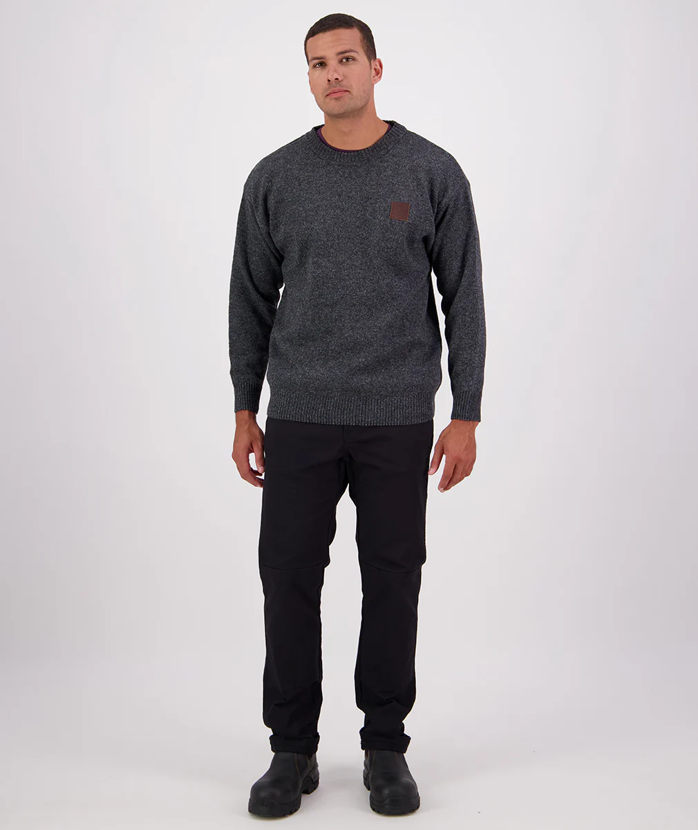 Men's Seafarer Wool Crew Neck Jersey - Image 6
