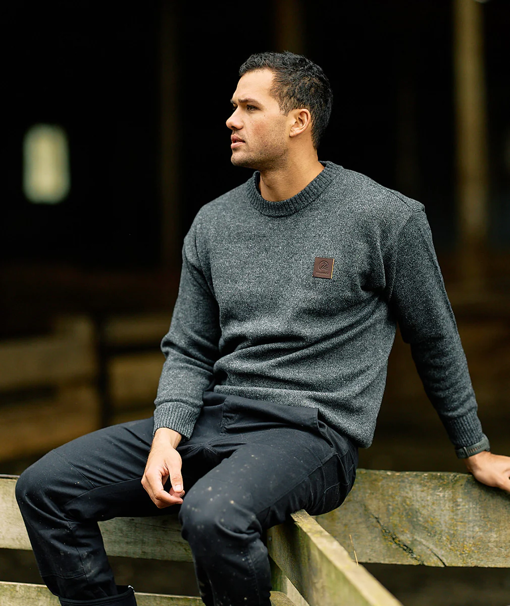 Men's Seafarer Wool Crew Neck Jersey - Image 7