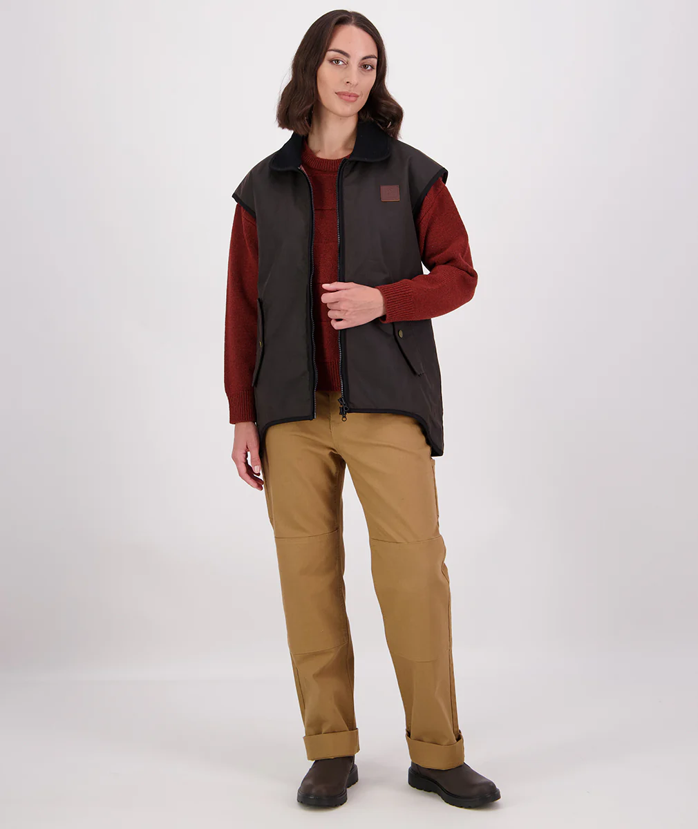 Women's Foxton Oilskin Vest - Image 10