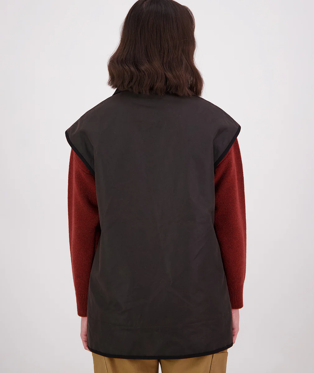 Women's Foxton Oilskin Vest - Image 7