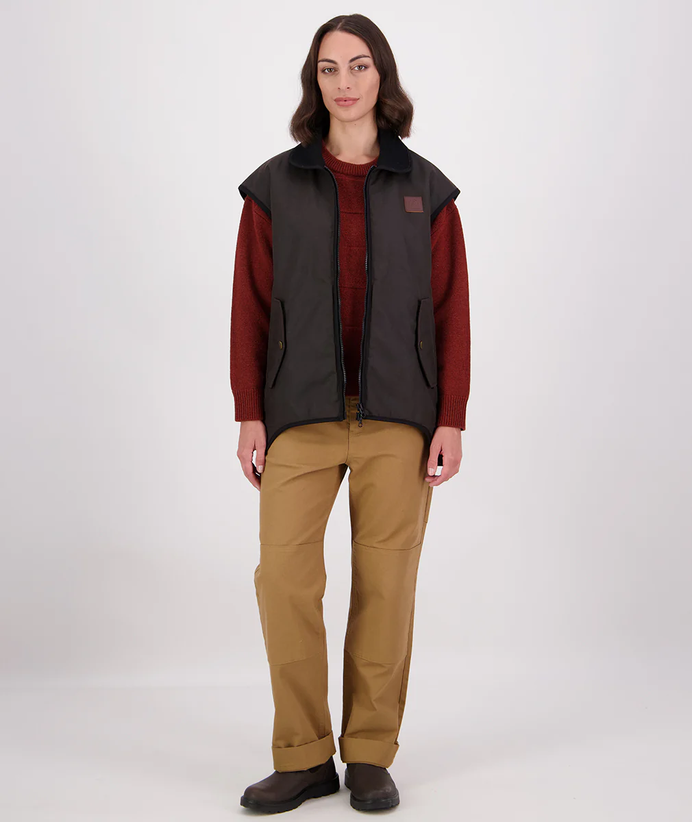 Women's Foxton Oilskin Vest - Image 9