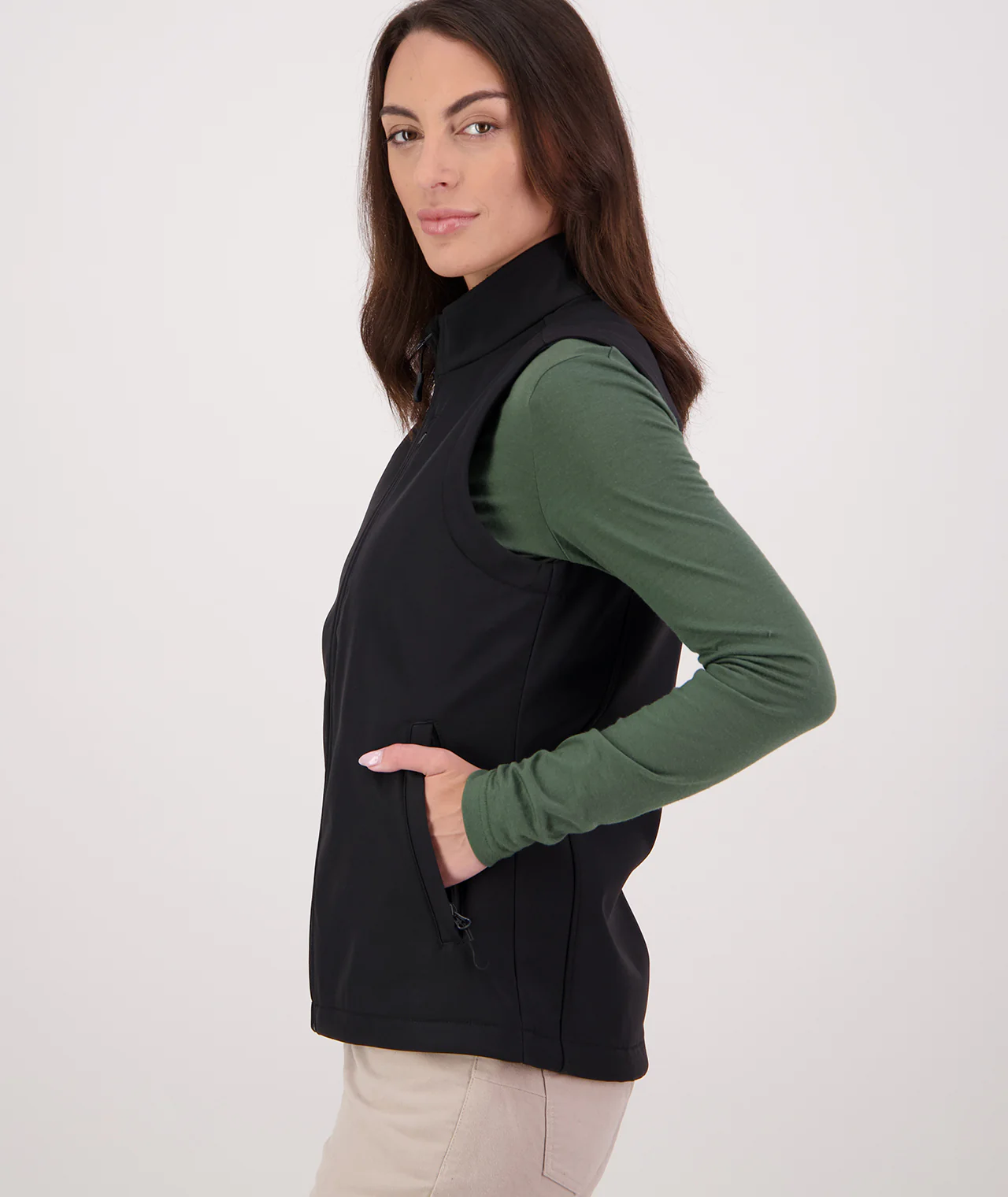 Women's Redwoods Windproof Softshell Vest - Image 3